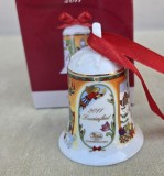 CLOPOTEL VINTAGE DE CRĂCIUN DIN PORȚELAN HUTSCHENREUTHER "SĂRBĂTOAREA SFINTEI LUCIA" 2011