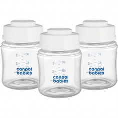 Canpol babies Bottle Set biberon pentru păstrarea laptelui matern 0 m+ 3x120 ml