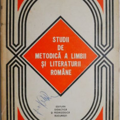 Studii de metodica a limbii si literaturii romane
