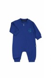 Cumpara ieftin Salopeta cu maneca lunga nou nascut ALBASTRU, Tongs baby (Marime: 3-6 Luni)