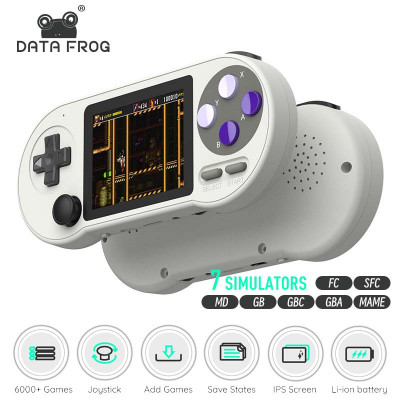 RESIGILAT: Consola retro portabila DATA FROG SF2000 cu jocuri preinstalate foto