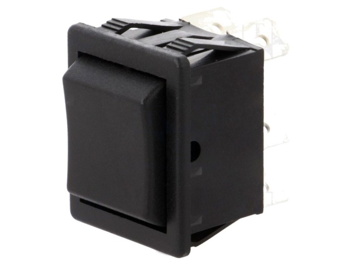 Comutator rocker DP3T (ON)-OFF-(ON)