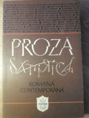 PROZA SATIRICA ROMANA CONTEMPORANA-ANATOL GHERMANSCHI, VALENTIN SILVESTRU foto