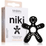 Mr &amp; Mrs Fragrance Niki Cedar Wood parfum pentru masina rezervă 1 buc