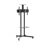 Stand / suport TV mobil Serioux TV109, reglabil, 32"-70" (80cm-178cm), Negru