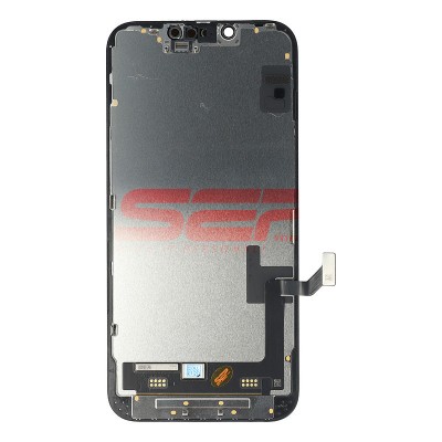 LCD+Touchscreen cu Rama Apple iPhone 14 BLACK SERVICE PACK foto