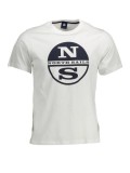 Cumpara ieftin Tricou barbati, cu imprimeu cu logo, Regular fit, Alb, XL