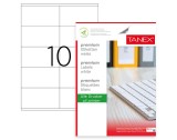 Etichete autoadezive 10/A4 105 x 57 mm 100 coli/top Tanex