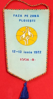 Fanion (UTC) Baschet - Concurs Faza pe Zona PLOIESTI 12 - 13.06.1982 locul II foto