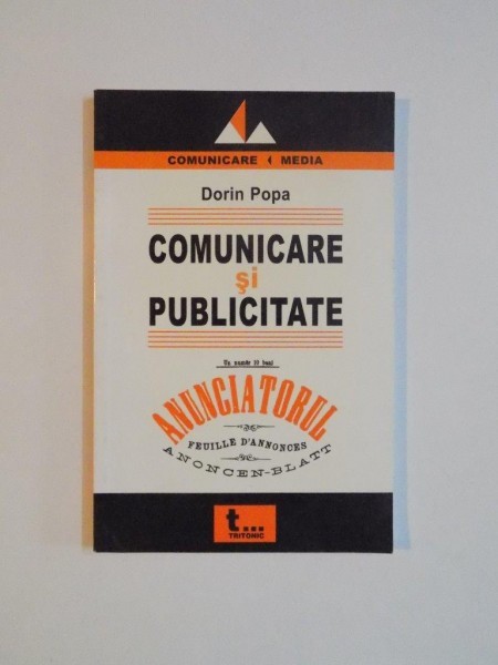 COMUNICARE SI PUBLICITATE de DORIN POPA , 2005