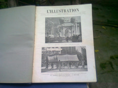 L&amp;#039;ILLUSTRATION REVUE (REVISTA ARTISTICA) NUMERELE DIN APRILIE, MAI, IUNIE 1919 (COLIGATE) foto