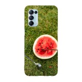 Husa compatibila cu Oppo A74 5G model Summer snack, Silicon, TPU, Viceversa, Transparent, Carcasa