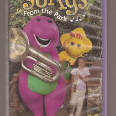 Casete video VHS - Barney Songs from the park - Limba Engleza