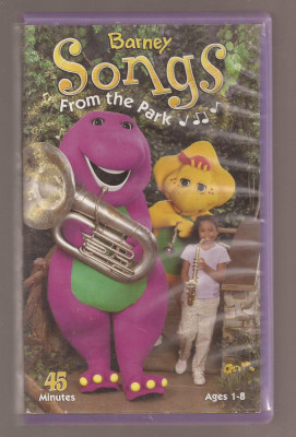 Casete video VHS - Barney Songs from the park - Limba Engleza foto