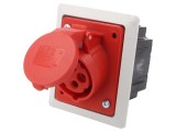 Conector alimentare AC trifazate 16A, 400VAC, IP44 - PCE