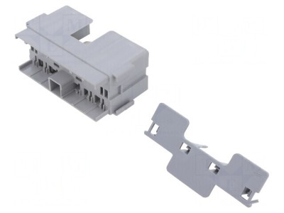 Carcasa PBT Gri 29mm cu 6 Piste și Suport foto