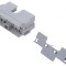 Carcasa PBT Gri 29mm cu 6 Piste și Suport