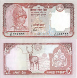 2005 , 20 rupees ( P-55 ) - Nepal - stare UNC