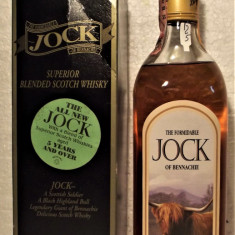 whisky JOCK OLF BENNACHIE, OVER 5 YEARS, CL. 70 gr 40 ANII 1990