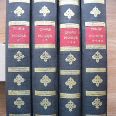 CRIMELE INCHIZITIEI - roman in fascicole - editie completa - 4 volume