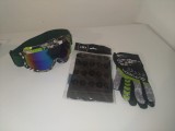 Cumpara ieftin Set accesorii moto -off road-atv-bicicleta-tricicleta:Ochelari,manusi si cagula, marimi;S-M-L
