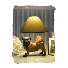 Lampa de masa cu un caine CW108 foto