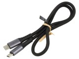 Cablu USB 3.2 Gen 2x2 LOGILINK CU0431 USB-C 0,5m Negru, Mufă Ambele Părți