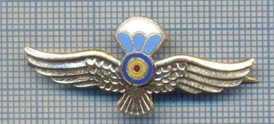 AX 769 INSIGNA - SEMN DE ARMA PARASUTISTI -PENTRU COLECTIONARI foto