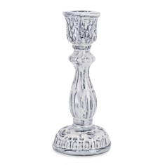 Sfesnic aluminiu alb antichizat Hikari 6.5x15 cm
