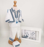 Set Botez Traditional Raul 21 , 2 piese costumas traditional si trusou Botez Traditional