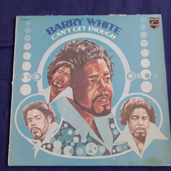 LP : Barry White - Can&#039;t Get Enough _ Philips, Germania, 1976 _ VG+ / VG