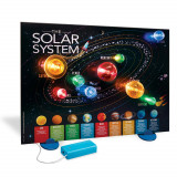 Poster Luminos 3D cu Sistemul Solar KidzLabs, 4M