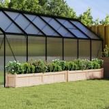 Gossi jardiniere de gradina, 2 buc., lemn masiv de pin