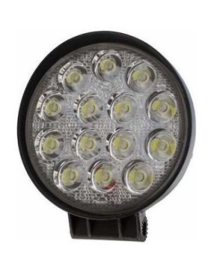 Proiector LED Auto Offroad 42W/12V-24V, 3080 Lumeni, Rotund, Spot Beam 30 Grade Super Slim foto