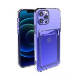 Husa protectie flippy cu suport card compatibila cu samsung galaxy a02s transparent