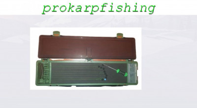 penar pescuit cu 10 carlige legate pe fir de par si accesorii prokarpfishing foto