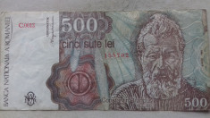 BANCNOTA 500 LEI 1991-ROMANIA (Aprilie) foto