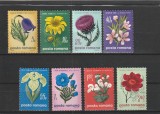 ROMANIA 1970 LP 719 FLORI DE STEPA SERIE MNH NESTAMPILATA