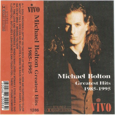 Casetă audio Michael Bolton &amp;lrm;&amp;ndash; Greatest Hits 1985-1995 foto