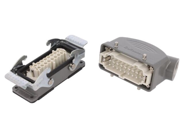 Conector MOLEX HDC 16 pini 16A 500V tată-mamă GWconnect 93603-0073