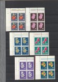ROMANIA 1972 LP 794 FLORI RARE MONUMENTE ALE NATURII BLOC DE 4 TIMBRE COLT DE COALA MNH