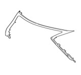 Rama grila radiator Lexus Nx (Az10), 08.2014-, Fata, cromat, Aftermarket