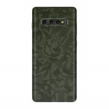 Cumpara ieftin Set Folii Skin Acoperire 360 Compatibile cu Samsung Galaxy S10 (SET 2) - ApcGsm Wraps Camo Shadow Green, Verde, Oem