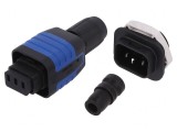 Conector de alimentare AC tată-mamă 6-10mm
