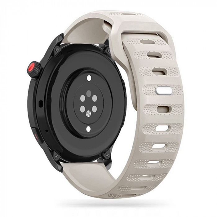 Curea Tech-Protect Iconband Line pentru Samsung Galaxy Watch 4/5/5 Pro/6 Alb