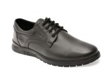 Pantofi eleganti OTTER negri, 555, din piele naturala