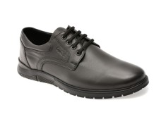 Pantofi eleganti OTTER negri, 555, din piele naturala