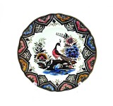 Farfurie decorativa VILLEROY &amp; BOCH portelan pictat manual PAUN