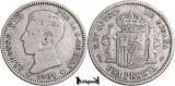1904 SM-V, 1 Peseta - Alfonso al XIII-lea - Regatul Spaniei | KM 721