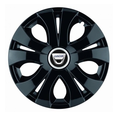 Set 4 Capace Roti Top Negru R16, Compatibil Cu Dacia foto